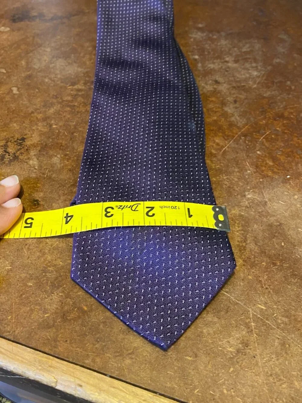Polo Ralph Lauren Purple Necktie Tie 100% Silk Made in USA